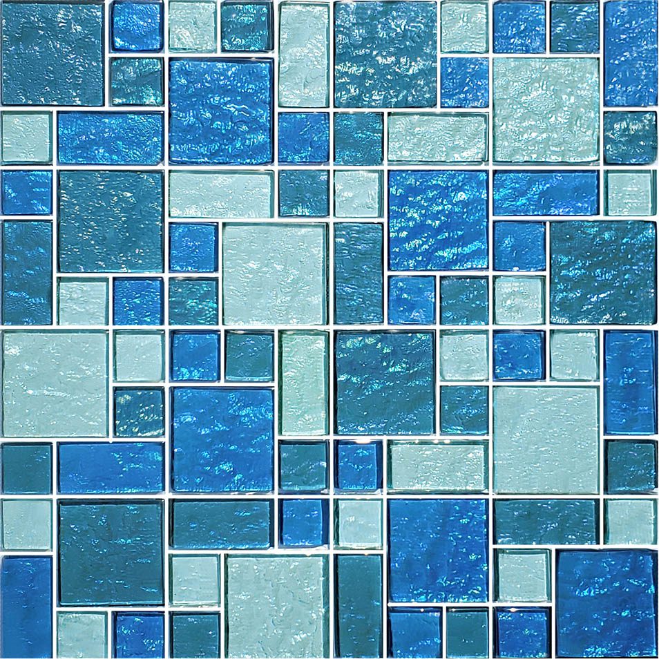 How many different blues this tile